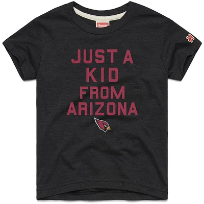 T-shirt noir a trois mélanges Just Kid des Cardinals de l'Arizona pour jeunes