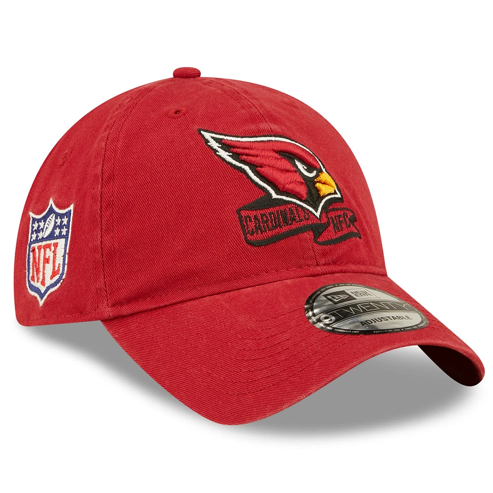 Jeune New Era Cardinal Arizona Cardinals 2022 Sideline - Casquette ajustable 9TWENTY