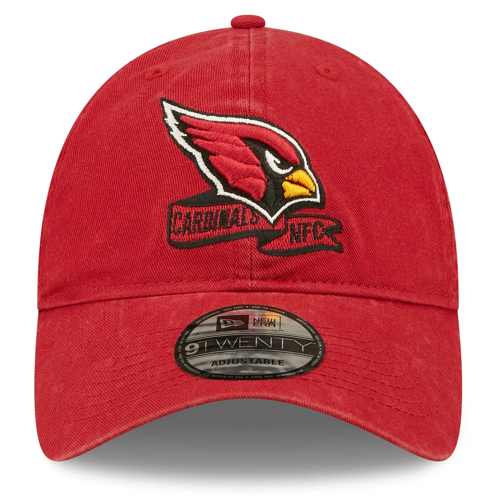 Youth New Era Cardinal Arizona Cardinals 2022 Sideline - 9TWENTY Adjustable Hat