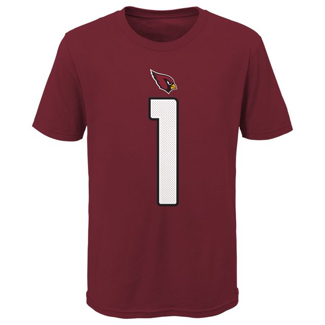 T-shirt Nike Cardinal Arizona Cardinals pour jeunes avec nom et numéro de joueur Kyler Murray