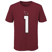 Youth Nike Cardinal Arizona Cardinals Logo Kyler Murray Player Name & Number T-Shirt