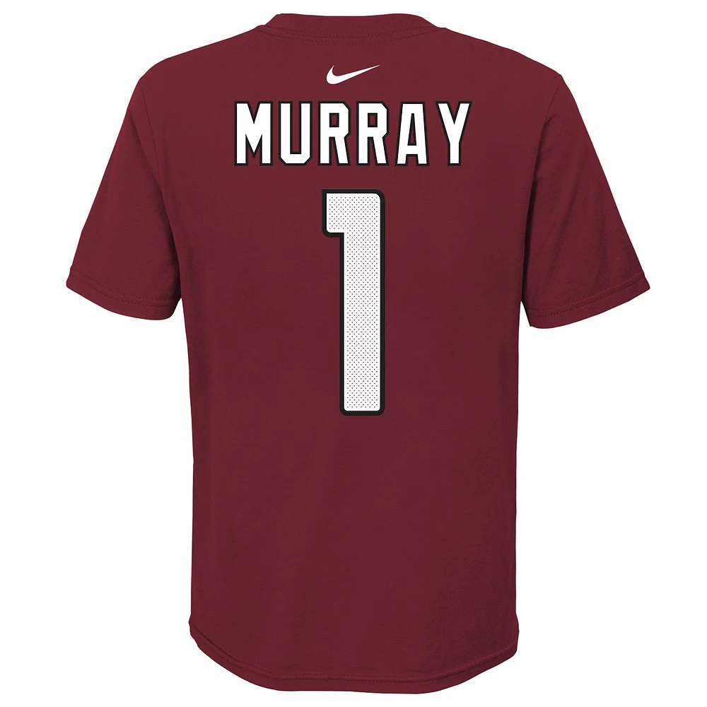 Youth Nike Cardinal Arizona Cardinals Logo Kyler Murray Player Name & Number T-Shirt