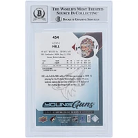 Adin Hill Arizona Coyotes Autographed 2017-18 Upper Deck Series 2 Young Guns #454 Beckett Fanatics Witnessed Authenticated 9/10 Rookie Card 