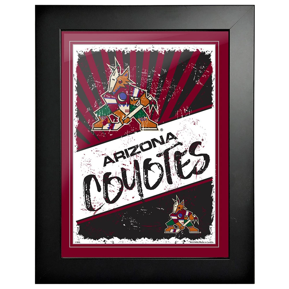 Arizona Coyotes - 12'' x 16'' Classic Print Framed Art