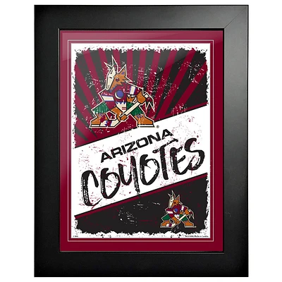 Arizona Coyotes - 12'' x 16'' Classic Print Framed Art