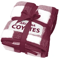 Arizona Coyotes 50'' x 60'' Buffalo Check Frosty Fleece Blanket