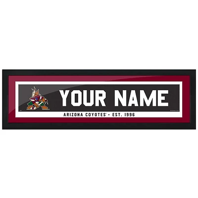 Arizona Coyotes - 6'' x 22'' Team Personalization Picture Frame