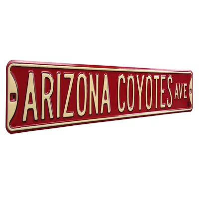 Arizona Coyotes 6'' x 36'' Steel Street Sign