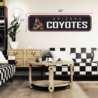 Arizona Coyotes - 90'' x 23'' Team Repositional Long Design Wall Decal