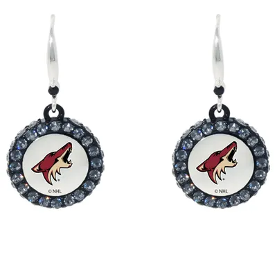 Arizona Coyotes Hockey Puck Earrings