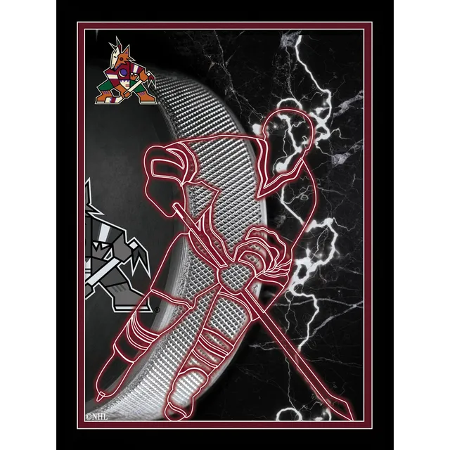 Lids St. Louis Cardinals 12'' x 16'' Personalized Framed Neon Tavern Print  - Black