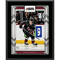 Logan Cooley Arizona Coyotes 10.5" x 13" Sublimated Player Plaque