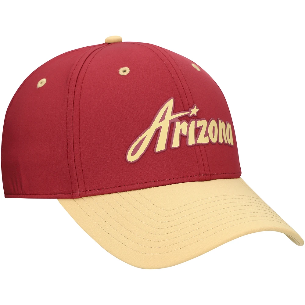 Men's Fanatics  Garnet/Yellow Arizona Coyotes Flex Hat