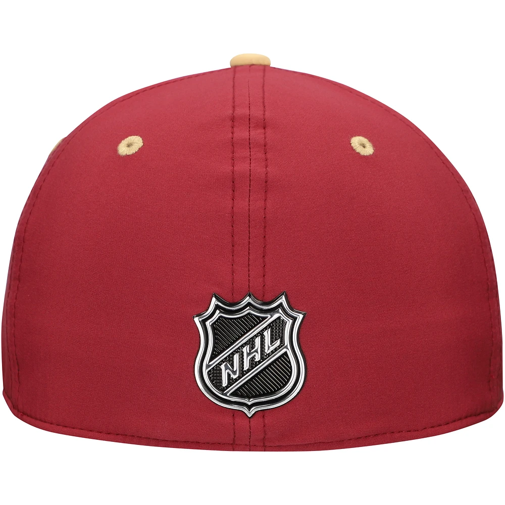 Men's Fanatics  Garnet/Yellow Arizona Coyotes Flex Hat