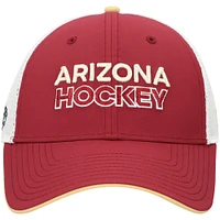 Casquette ajustable en maille pour hommes Fanatics Garnet Arizona Coyotes