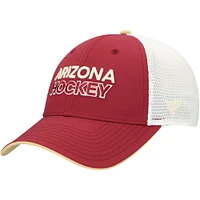 Casquette ajustable en maille pour hommes Fanatics Garnet Arizona Coyotes
