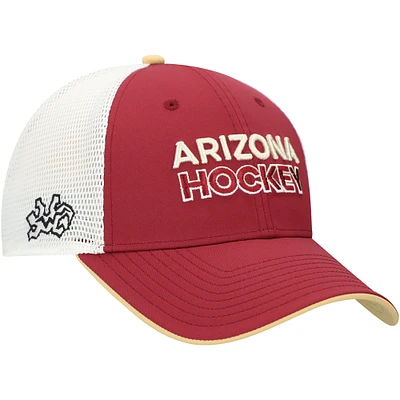 Casquette ajustable en maille pour hommes Fanatics Garnet Arizona Coyotes