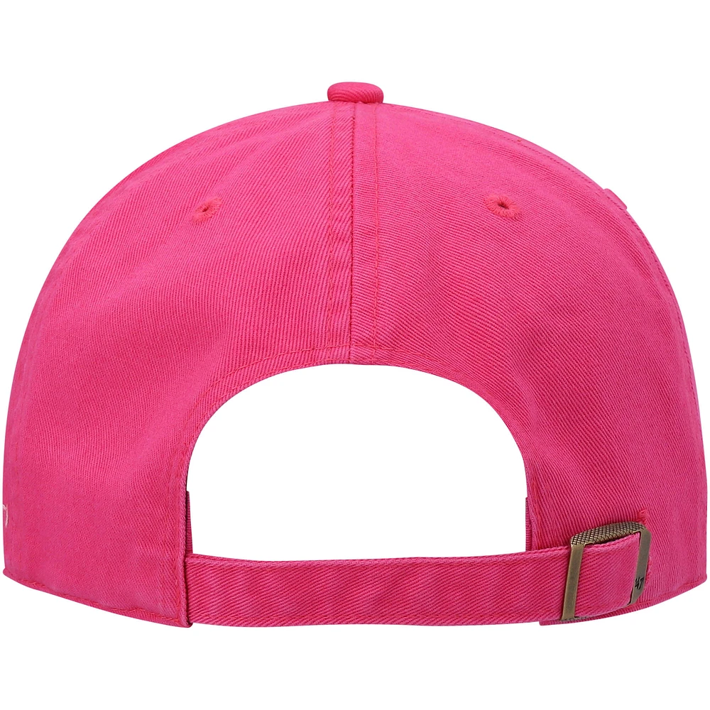Casquette réglable Clean Up '47 Pink Arizona Coyotes pour homme