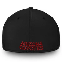 Casquette Fanatics Core Elevated Speed ​​Flex noire pour homme des Arizona Coyotes