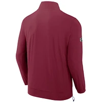 Men's Fanatics Garnet Arizona Coyotes Woven Rink Full-Zip Jacket