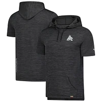 Sweat à capuche authentique Pro Fanatics Heather Charcoal des Coyotes de l'Arizona pour homme