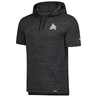 Sweat à capuche authentique Pro Fanatics Heather Charcoal des Coyotes de l'Arizona pour homme