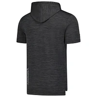 Sweat à capuche authentique Pro Fanatics Heather Charcoal des Coyotes de l'Arizona pour homme