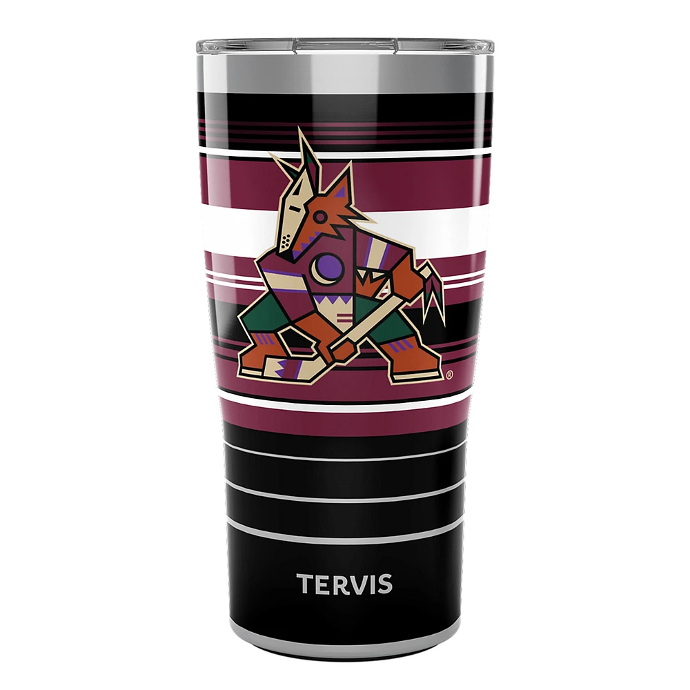 Tervis Coyotes de l'Arizona 20oz. Gobelet en acier inoxydable à rayures Hype