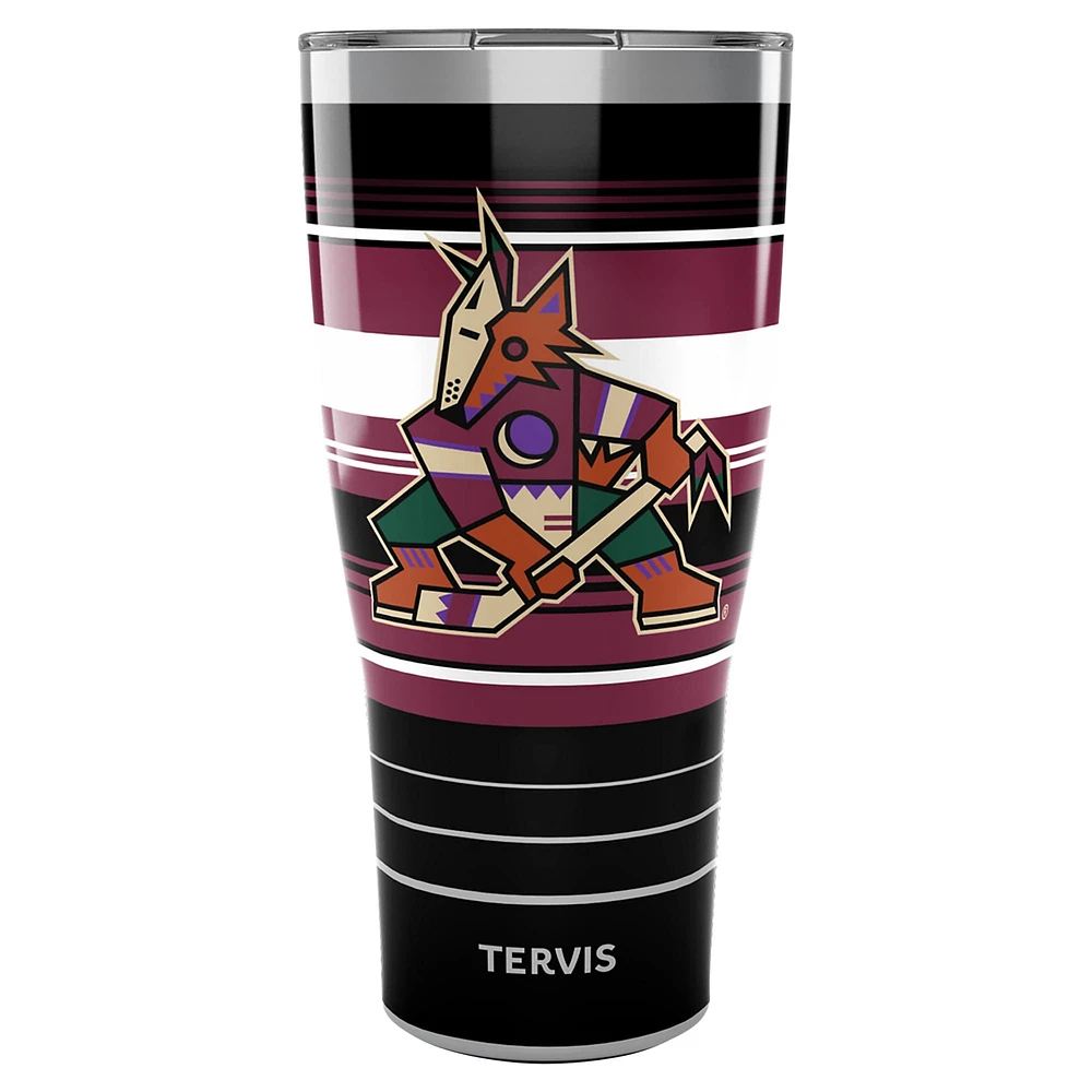 Tervis Coyotes de l'Arizona 30oz. Gobelet en acier inoxydable à rayures Hype