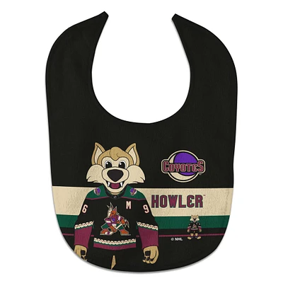 Bavoir bébé WinCraft Arizona Coyotes All Pro mascotte