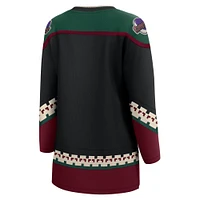 Maillot Breakaway domicile des Coyotes de l'Arizona Fanatics noir pour femmes