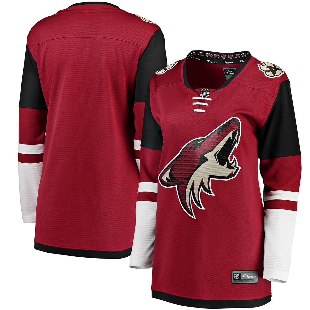 Maillot Breakaway Domicile des Coyotes de l'Arizona Fanatics pour femmes, rouge