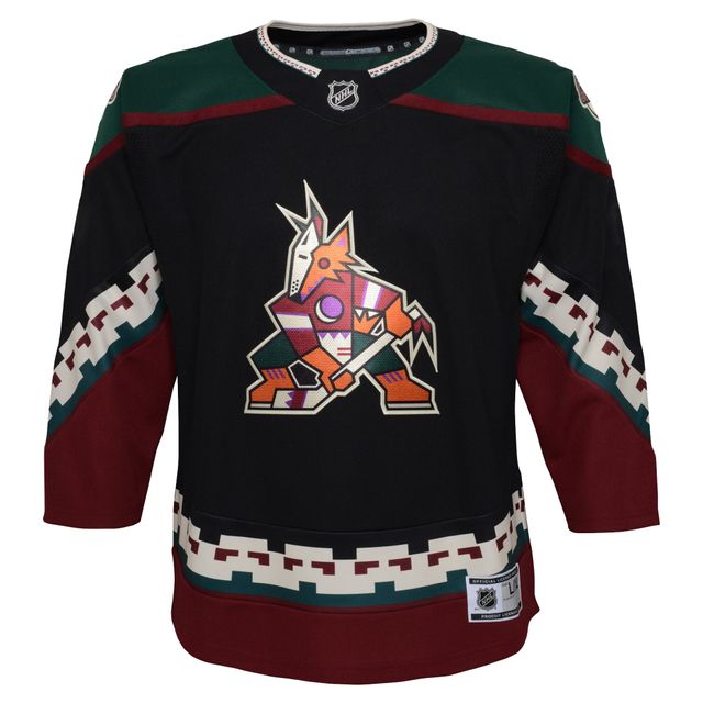 Jeunes Coyotes de l'Arizona Noir Domicile - Maillot Premier