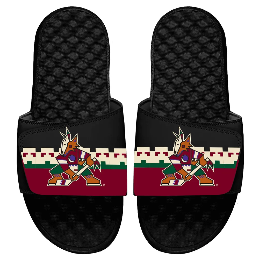 Arizona Coyotes ISlide Youth Pattern Slide Sandal - Black