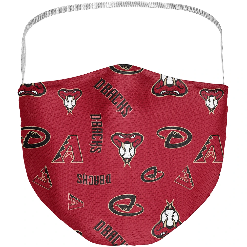 Adulte Fanatics Arizona Diamondbacks Couvre-visage avec logo intégral, paquet de 3