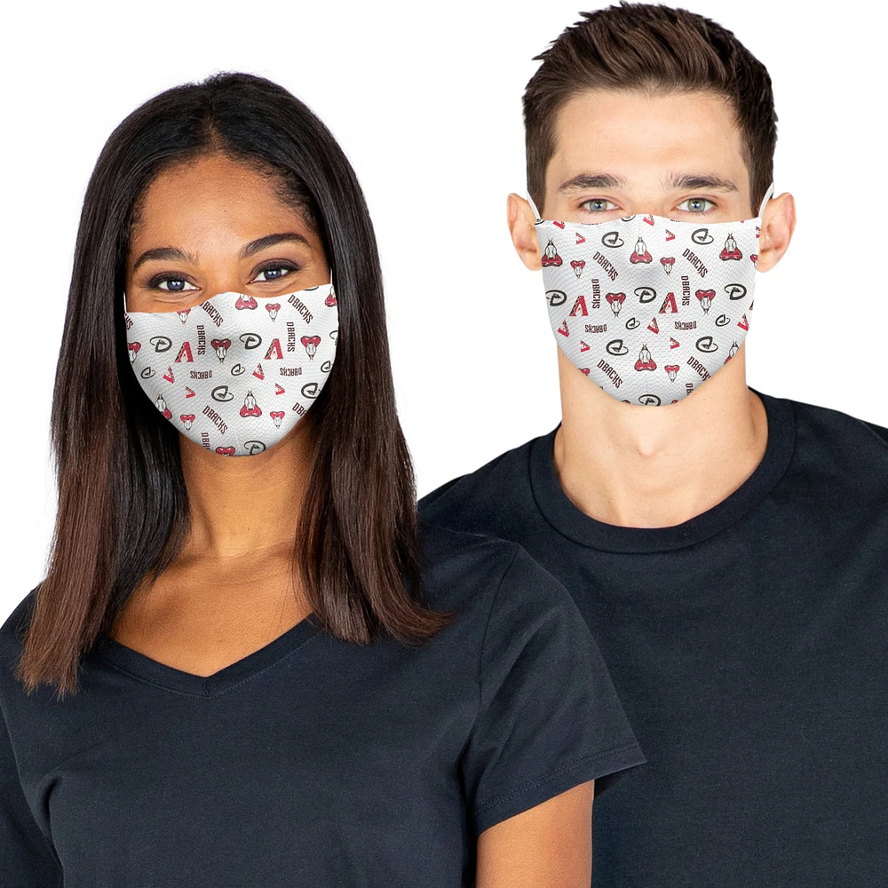 Adult Fanatics Arizona Diamondbacks All Over Logo Face Covering 3-Pack