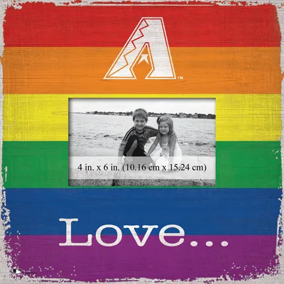 Arizona Diamondbacks 10'' x 10'' Love Pride Frame