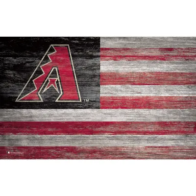 Arizona Diamondbacks 11'' x 19'' Distressed Flag Sign