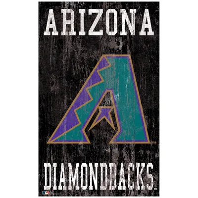 Arizona Diamondbacks 11'' x 19'' Heritage Distressed Logo Sign