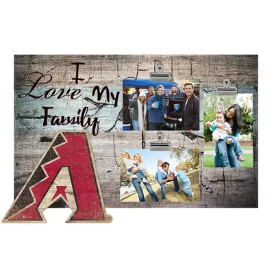Arizona Diamondbacks 11" x 19" I Love My Family Clip Photo Frame