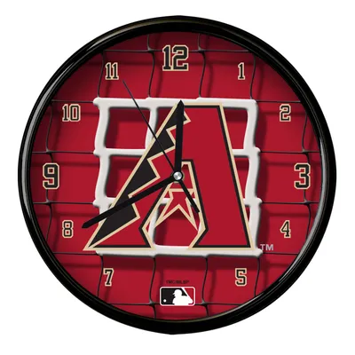 Horloge de filet d'équipe des Diamondbacks de l'Arizona 12''