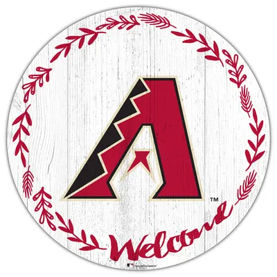 Arizona Diamondbacks 12" Welcome Circle Sign