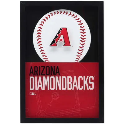 Arizona Diamondbacks 12'' x 17'' Glass Framed Sign