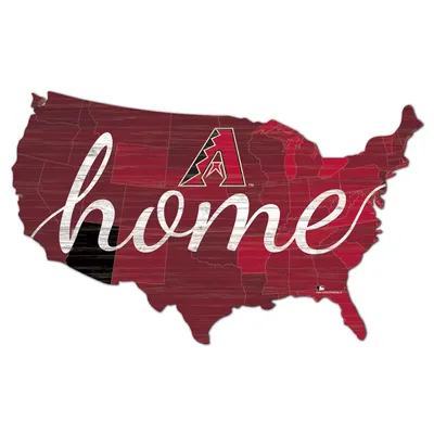 Arizona Diamondbacks 18'' x 18'' USA Shape Cutout Sign