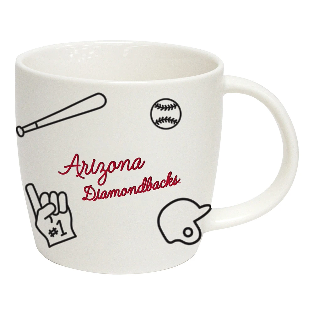 Diamondbacks de l'Arizona 18oz. Tasse de meneur de jeu