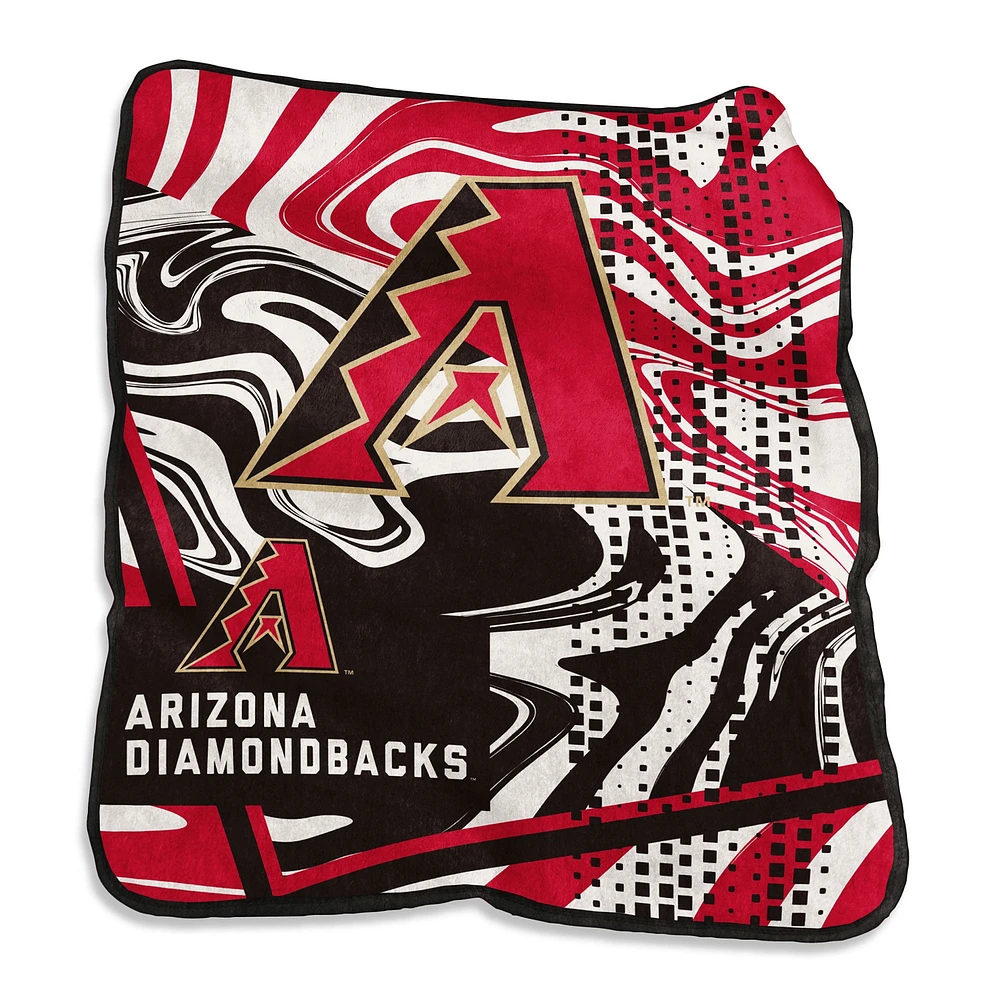 Couverture tourbillonnante Raschel des Diamondbacks de l'Arizona, 50 po x 60 po