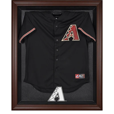 Vitrine de présentation du maillot avec logo encadré marron des Diamondbacks de l'Arizona