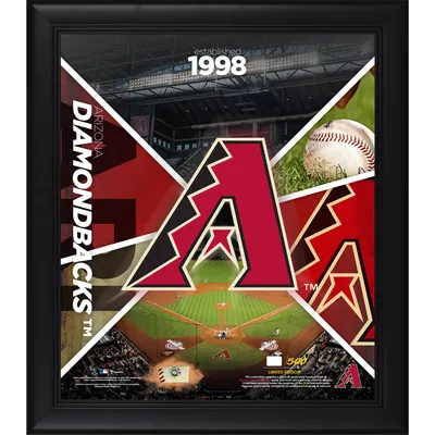 Arizona Diamondbacks Fanatics Authentic Framed 15" x 17" Team Impact Collage with a Piece of Game-Used Baseball - Limited Edition of 500