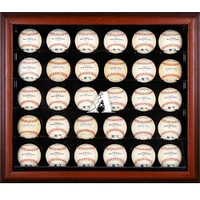 Arizona Diamondbacks Logo Mahogany Framed 30-Ball Display Case