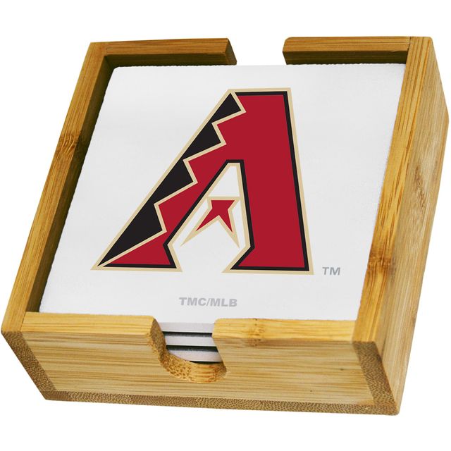 Ensemble de quatre sous-verres carrés Arizona Diamondbacks Team Logo